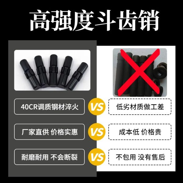 适用小松PC60 100 200 210 220 240 300 400 斗齿销子牙齿牙销螺丝 - 图片 3