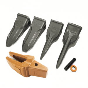 Fits CAT E336 E340 E345 E349 Excavator Bucket Teeth 9W3552 9W8552 - J550 Series Heavy Duty Rock & Tiger Points