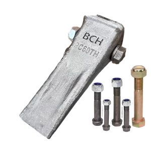 Fits Lonking LG55 LG60 LG75 LG80 LG135 LG150 LG205 LG210 LG225 Excavator Bucket Tooth Bolt and Nut Kit - Grade 12.9 High Strength Forged Steel