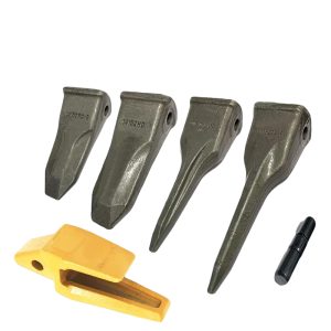 Fits Komatsu PC360 PC400 Kobelco SK350 Excavator Bucket Tooth 208-70-14152 - Manganese Alloy Forged Heavy Duty Mining Series