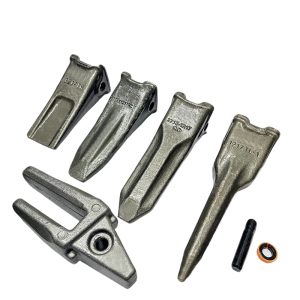 Fits Sany Doosan Daewoo 195 200 205 215 225 Excavator Bucket Teeth 1217 Series - Forged Manganese Alloy High Wear Resistance